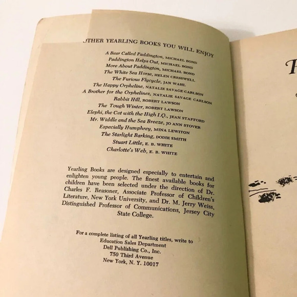 Vtg 1970 Paddington Bear At Large A Dell  Yearling Book Paperback Michael Bond - Picture 12 of 16